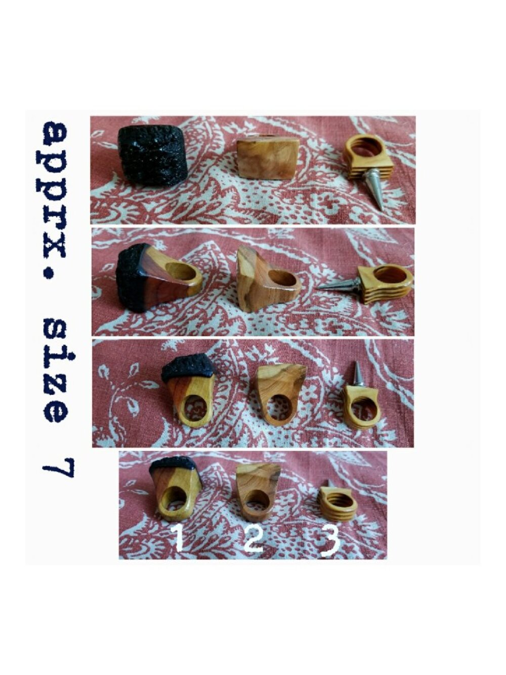 Handmade Wooden Rings